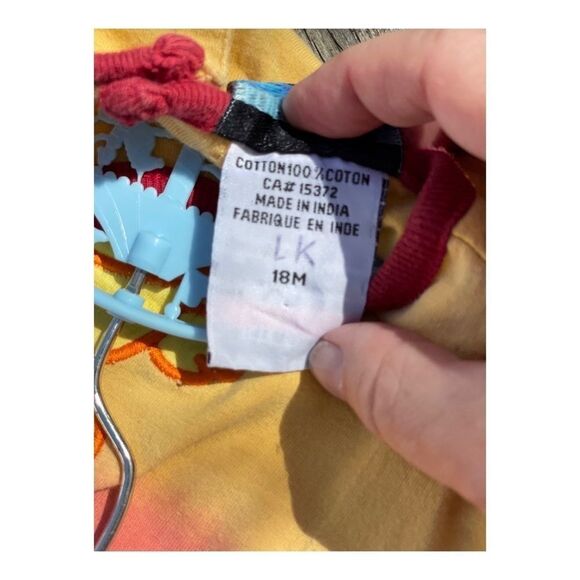 Generations Ombre Tie Dye Romper Duck Patch 18 month - Picture 4 of 7